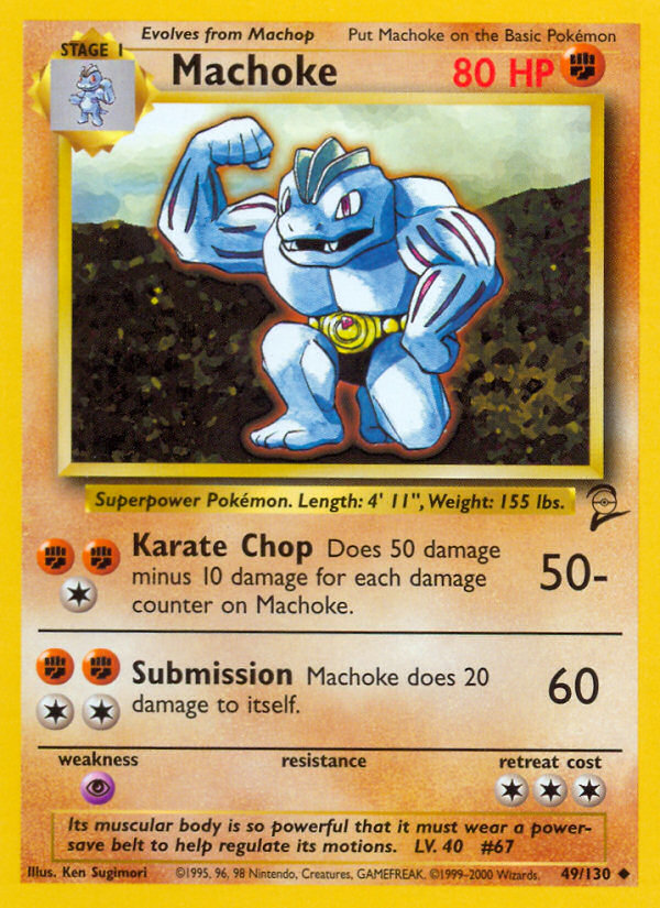 Machoke (49/130) [Base Set 2] | Mindsight Gaming