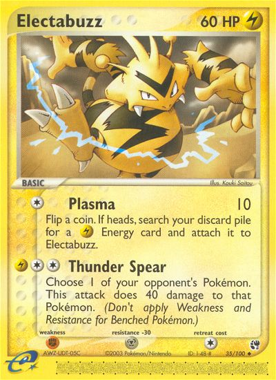 Electabuzz (35/100) [EX: Sandstorm] | Mindsight Gaming