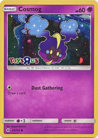 Cosmog (64/149) (Toys R Us Promo) [Sun & Moon: Base Set] | Mindsight Gaming