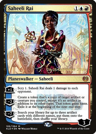 Saheeli Rai [Kaladesh Promos] | Mindsight Gaming