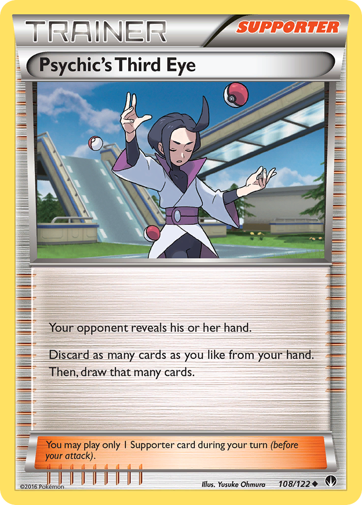 Psychic's Third Eye (108/122) [XY: BREAKpoint] | Mindsight Gaming