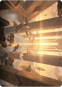 Skyclave Basilica Art Card [Zendikar Rising Art Series] | Mindsight Gaming