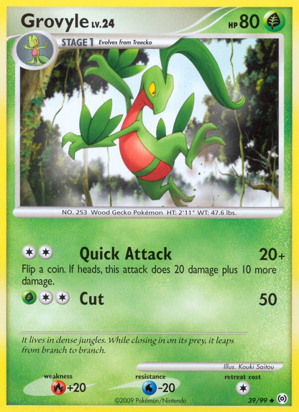 Grovyle (39/99) [Platinum: Arceus] | Mindsight Gaming