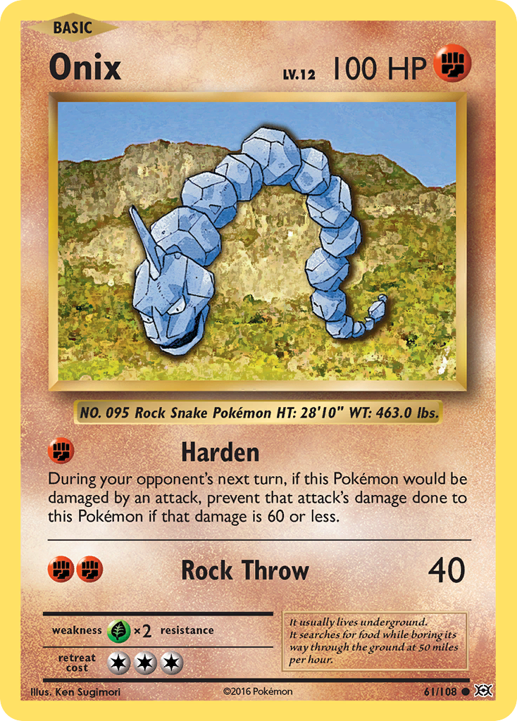 Onix (61/108) [XY: Evolutions] | Mindsight Gaming