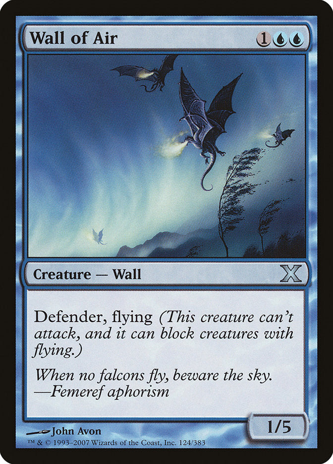 Wall of Air [Tenth Edition] | Mindsight Gaming