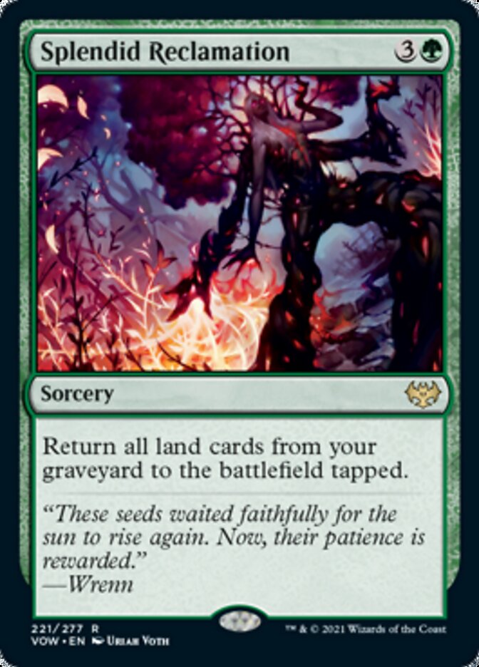 Splendid Reclamation [Innistrad: Crimson Vow] | Mindsight Gaming