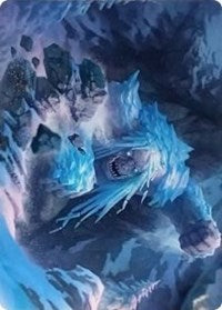 Icehide Troll Art Card [Kaldheim: Art Series] | Mindsight Gaming