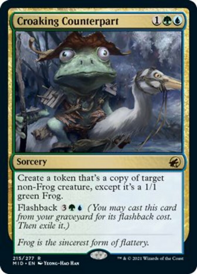 Croaking Counterpart [Innistrad: Midnight Hunt] | Mindsight Gaming