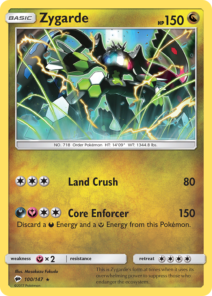 Zygarde (100/147) [Sun & Moon: Burning Shadows] | Mindsight Gaming