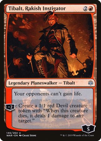 Tibalt, Rakish Instigator [War of the Spark] | Mindsight Gaming