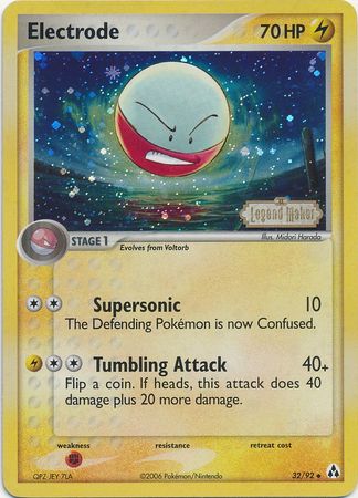 Electrode (32/92) (Stamped) [EX: Legend Maker] | Mindsight Gaming