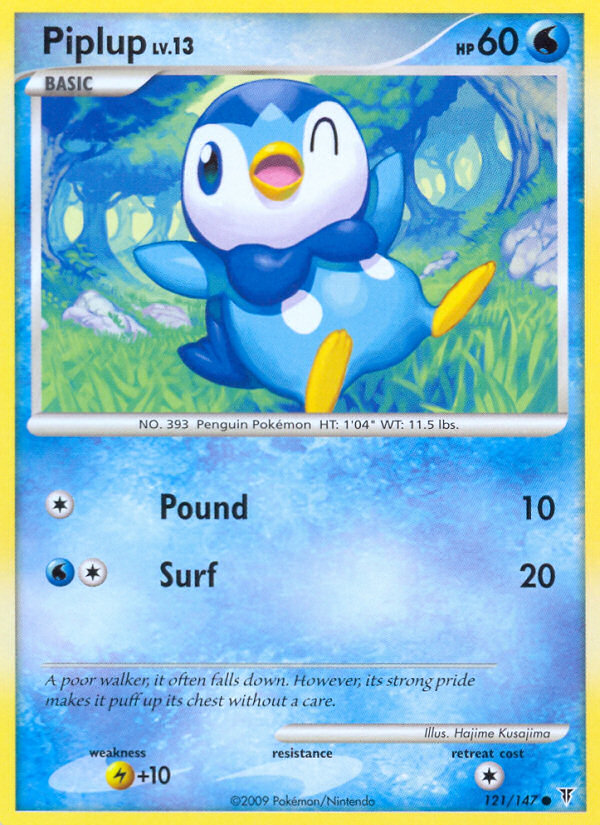 Piplup (121/147) [Platinum: Supreme Victors] | Mindsight Gaming