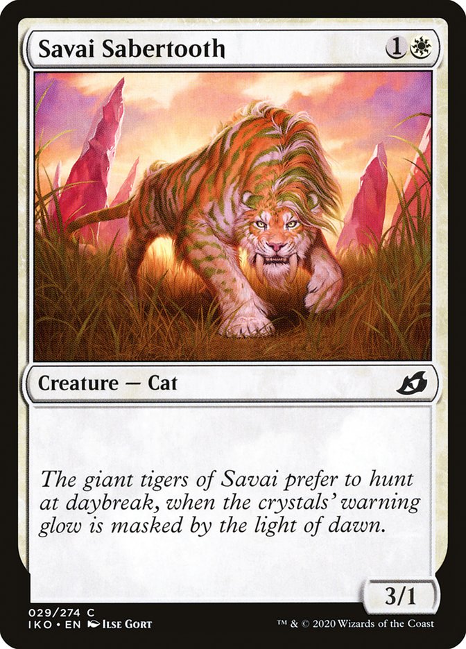 Savai Sabertooth [Ikoria: Lair of Behemoths] | Mindsight Gaming