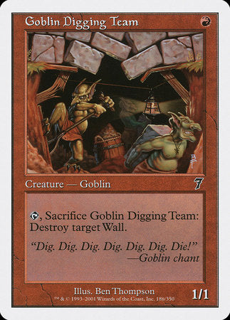 Goblin Digging Team [Seventh Edition] | Mindsight Gaming