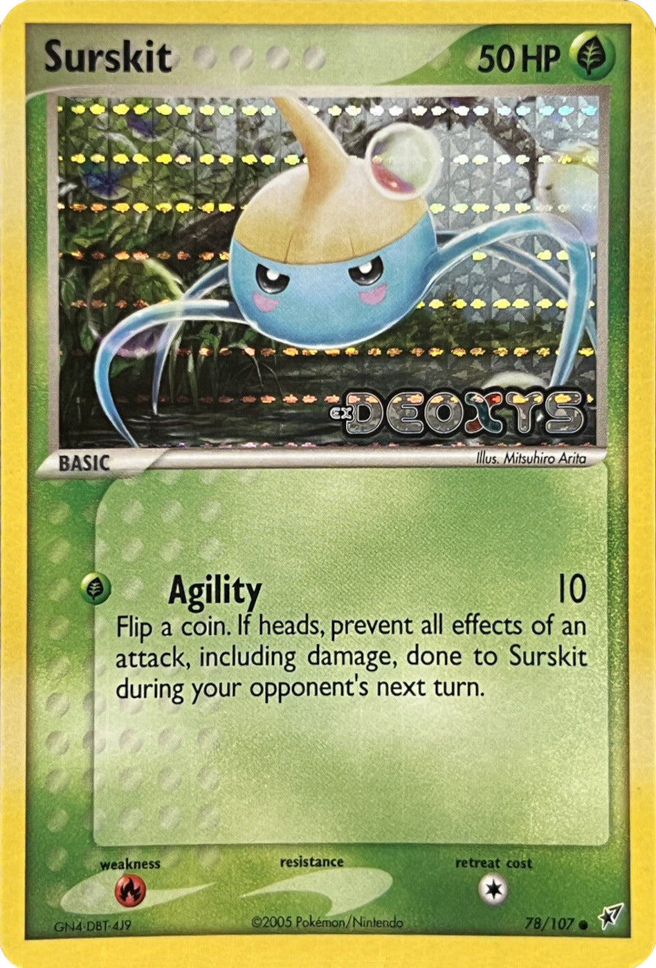 Surskit (78/107) (Stamped) [EX: Deoxys] | Mindsight Gaming