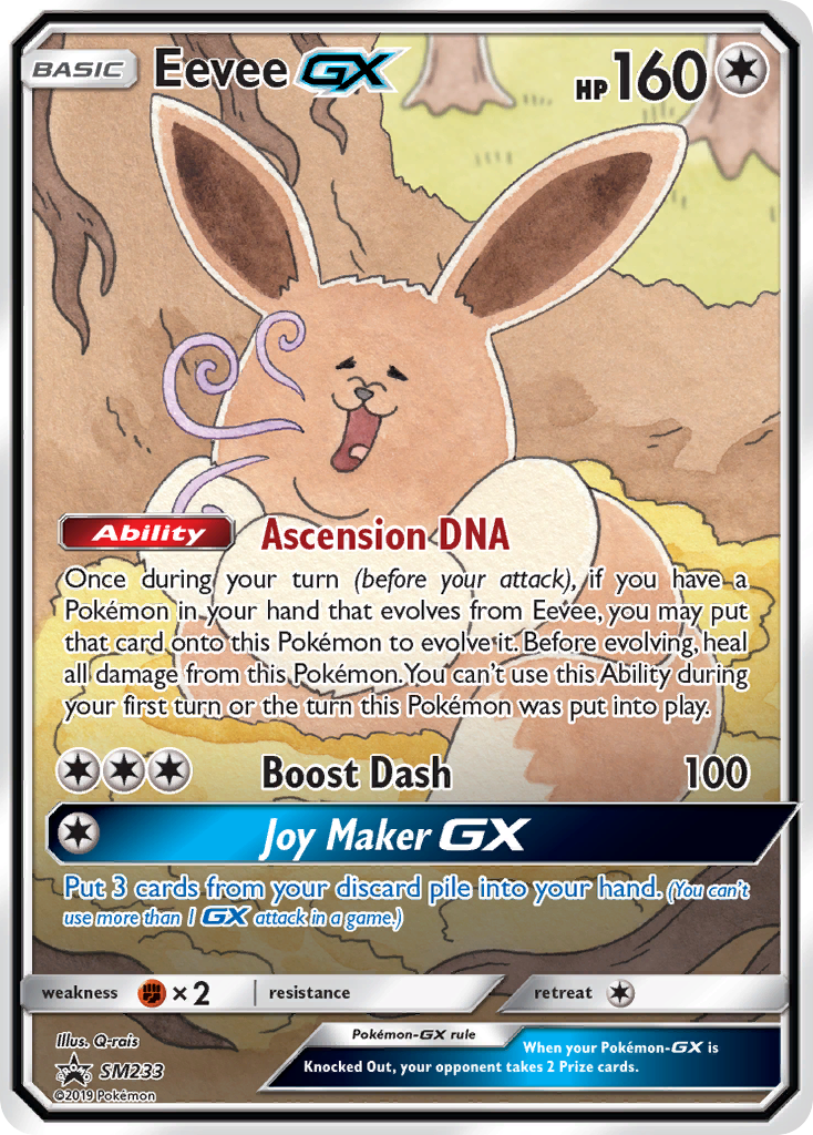 Eevee GX (SM233) [Sun & Moon: Black Star Promos] | Mindsight Gaming