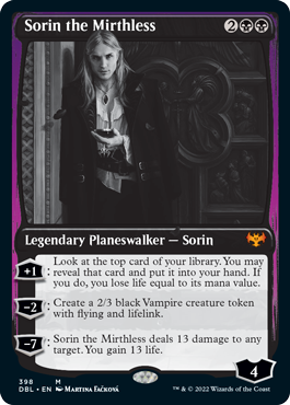 Sorin the Mirthless [Innistrad: Double Feature] | Mindsight Gaming