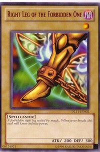 Right Leg of the Forbidden One (Red) [DL11-EN002] Rare | Mindsight Gaming