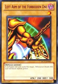 Left Arm of the Forbidden One (Red) [DL11-EN005] Rare | Mindsight Gaming