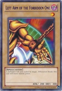 Left Arm of the Forbidden One (Blue) [DL11-EN005] Rare | Mindsight Gaming