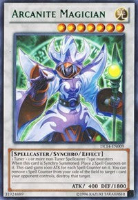 Arcanite Magician (Green) [DL14-EN009] Rare | Mindsight Gaming