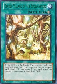 Secret Village of the Spellcasters (Green) [DL14-EN013] Rare | Mindsight Gaming