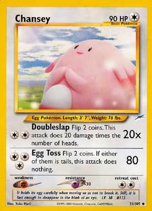 Chansey (31/105) [Neo Destiny Unlimited] | Mindsight Gaming