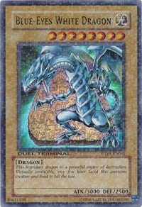 Blue-Eyes White Dragon [DTP1-EN001] Super Rare | Mindsight Gaming