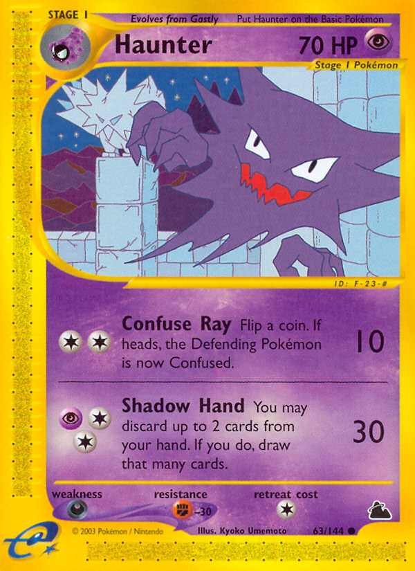 Haunter (63/144) [Skyridge] | Mindsight Gaming