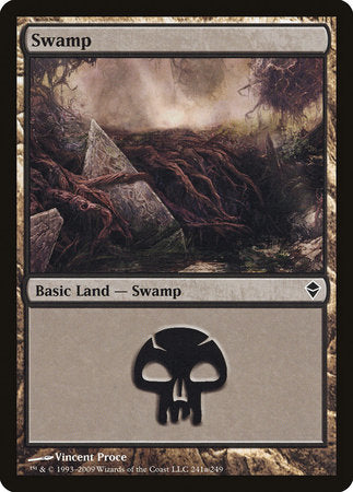 Swamp (241a) [Zendikar] | Mindsight Gaming