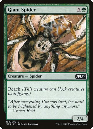 Giant Spider [Core Set 2019] | Mindsight Gaming