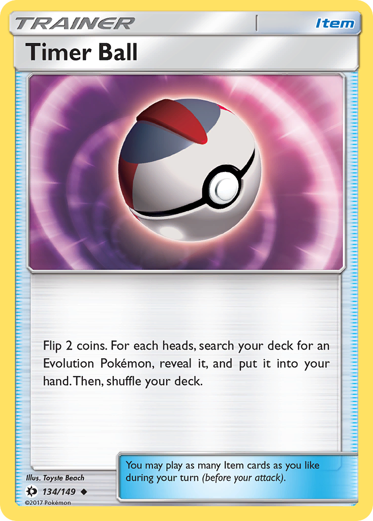 Timer Ball (134/149) [Sun & Moon: Base Set] | Mindsight Gaming