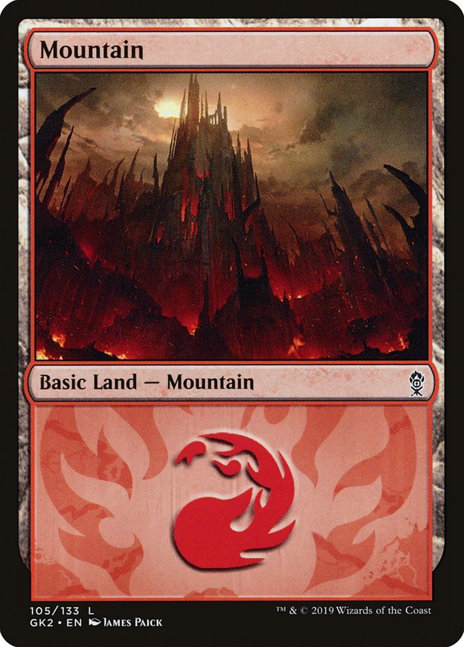 Mountain (105) [Ravnica Allegiance Guild Kit] | Mindsight Gaming