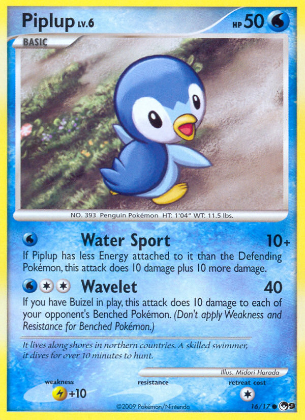 Piplup (16/17) [POP Series 9] | Mindsight Gaming