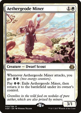 Aethergeode Miner [Aether Revolt] | Mindsight Gaming