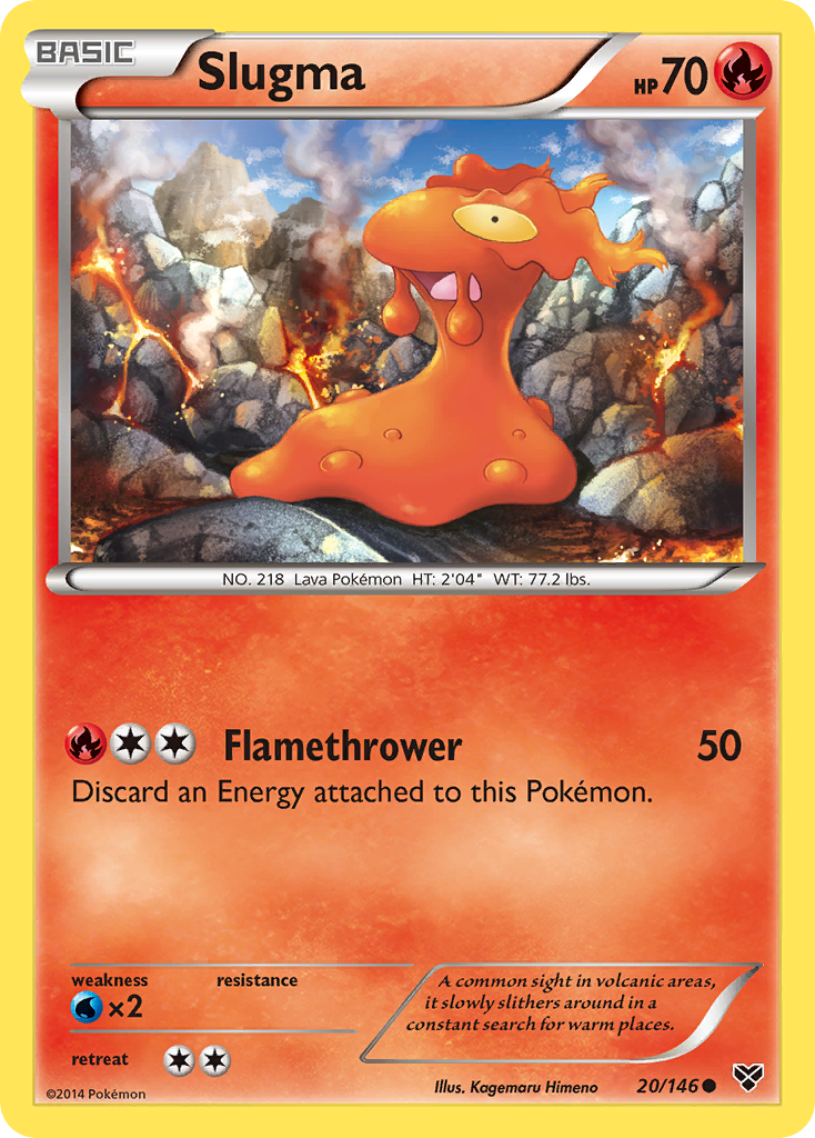 Slugma (20/146) [XY: Base Set] | Mindsight Gaming