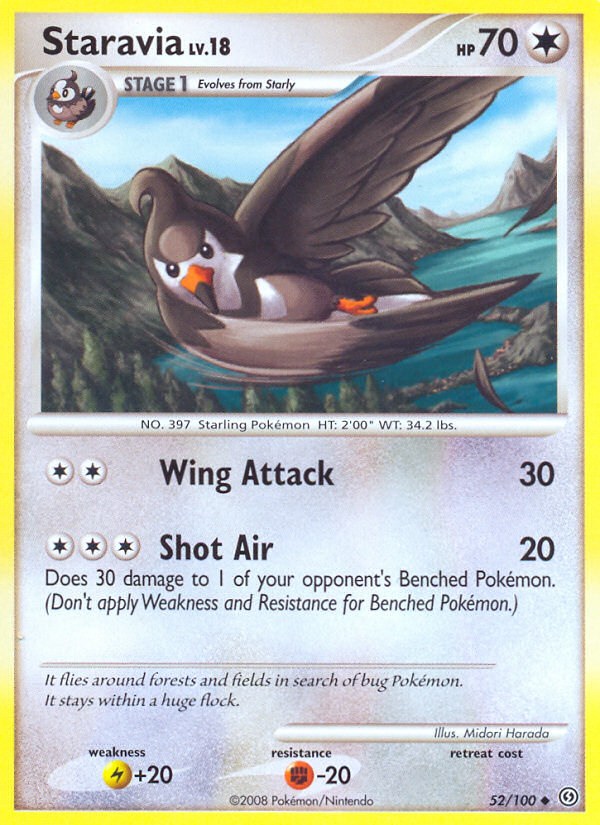 Staravia (52/100) [Diamond & Pearl: Stormfront] | Mindsight Gaming