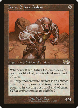 Karn, Silver Golem [Urza's Saga] | Mindsight Gaming