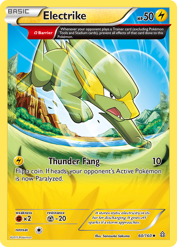 Electrike (60/160) [XY: Primal Clash] | Mindsight Gaming