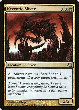 Necrotic Sliver [Premium Deck Series: Slivers] | Mindsight Gaming