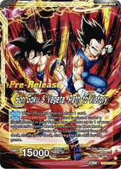 SS Vegito // Son Goku & Vegeta, Path to Victory (BT20-084) [Power Absorbed Prerelease Promos] | Mindsight Gaming