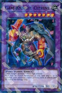 Gem-Knight Citrine [DT06-EN035] Super Rare | Mindsight Gaming