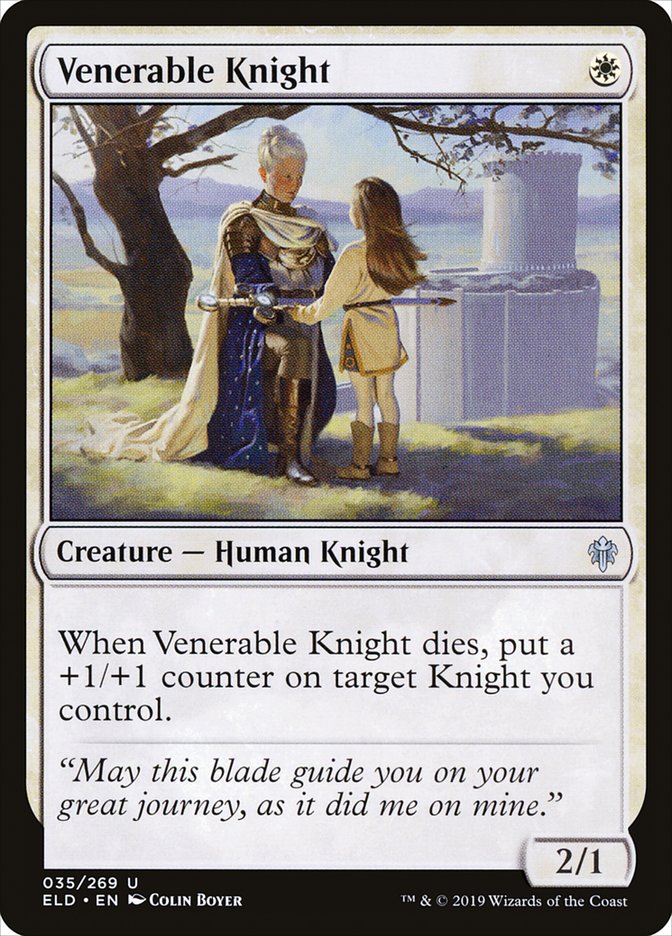 Venerable Knight [Throne of Eldraine] | Mindsight Gaming