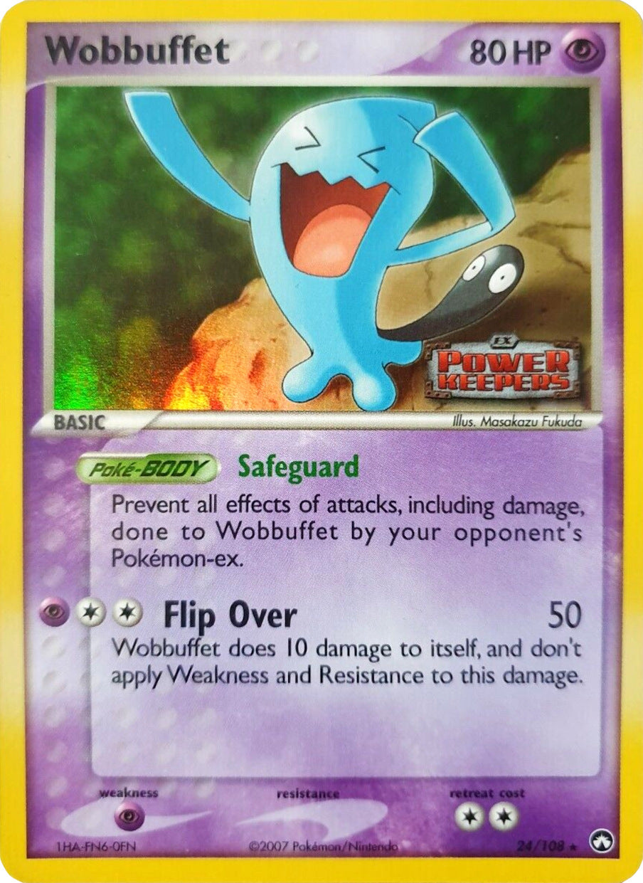 Wobbuffet (24/108) (Stamped) [EX: Power Keepers] | Mindsight Gaming