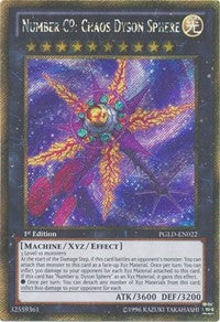 Number C9: Chaos Dyson Sphere [PGLD-EN022] Gold Secret Rare | Mindsight Gaming