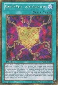 Rank-Up-Magic Argent Chaos Force [PGLD-EN027] Gold Secret Rare | Mindsight Gaming