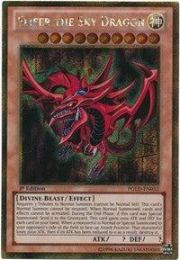 Slifer the Sky Dragon [PGLD-EN032] Gold Secret Rare | Mindsight Gaming