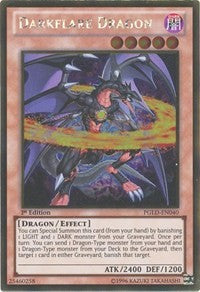 Darkflare Dragon [PGLD-EN040] Gold Rare | Mindsight Gaming