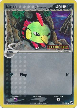 Natu (55/101) (Delta Species) (Stamped) [EX: Dragon Frontiers] | Mindsight Gaming