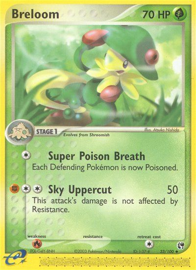 Breloom (33/100) [EX: Sandstorm] | Mindsight Gaming